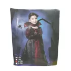 12-14 évesre fekete-bordó boszorkányruha - Halloween - ÚJ