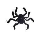 Kis szőrmés pók, kb 25 cm - Halloween dekoráció - ÚJ