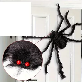 Szőrmés pók, kb 50 cm - Halloween dekoráció - ÚJ
