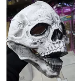 Koponya, csontváz fej gumi álarc, maszk - Halloween - ÚJ