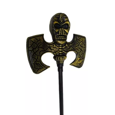 Óarany műanyag koponyás pálca, bárd, jelmezkiegészítő, 120 cm - Halloween - ÚJ