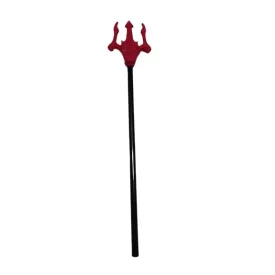   Ördögfejes műanyag vasvilla, ördög jelmezkiegészítő, 53 cm - Halloween - ÚJ