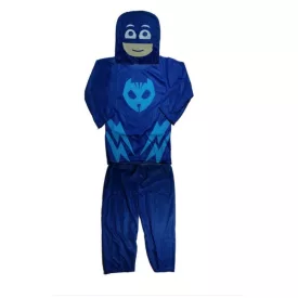   7-8 évesre kék jelmez, Connor a macska (L) - Pizsihősök - PJ Masks - ÚJ