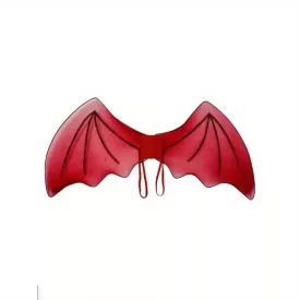   Piros denevérszárny, ördög szárny, jelmezkiegészítő - Halloween - ÚJ