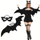 Kétrészes denevér jelmez szett - szárny és álarc (maszk), jelmezkiegészítő - Halloween - ÚJ
