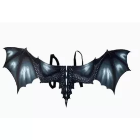   Nagyméretű fekete sárkány szárny, jelmezkiegészítő - Halloween - ÚJ