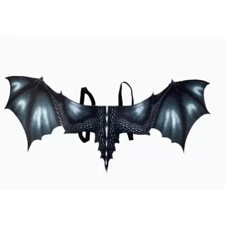 Nagyméretű fekete sárkány szárny, jelmezkiegészítő - Halloween - ÚJ