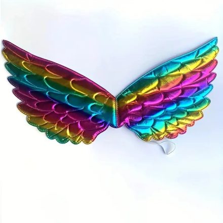 Szivárványszínű unikornis szárny, jelmezkiegészítő - ÚJ