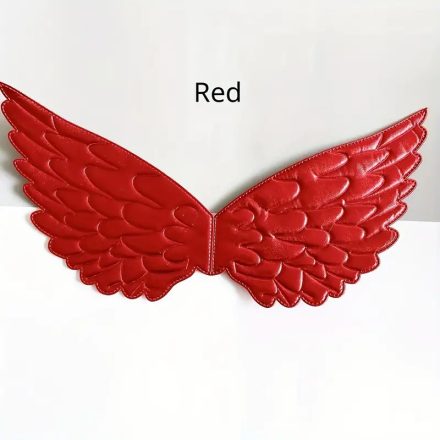 Piros csillogó angyal vagy unikornis szárny, jelmezkiegészítő - ÚJ