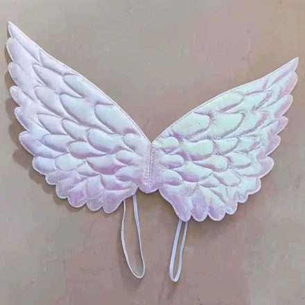 Csillogó fehér unikornis vagy angyal szárny, jelmezkiegészítő - ÚJ