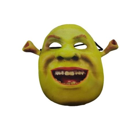 Filc nagyméretű Shrek álarc, maszk - ÚJ