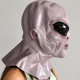 Alien, UFO, földönkívüli gumi maszk, álarc - ÚJ