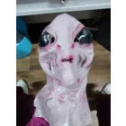 Alien, UFO, földönkívüli gumi maszk, álarc - ÚJ