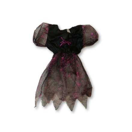 3 évesre fekete-pink pókhálós boszorkány jelmez - Halloween