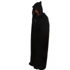 90 cm hosszú fekete palást, köpeny, csuklyás lepel - Halloween - ÚJ