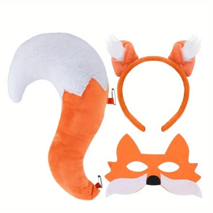 Róka jelmezkiegészítő szett - ÚJ