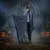 Felnőtt méretű szürke-fekete rongyos, rojtos jelmez (kaszás, halál, stb) - Halloween - ÚJ