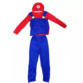 3 részes Super Mario jelmez 4-5 évesre (M) - ÚJ