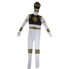 Fehér felnőtt vagy kamasz jelmez - Power Rangers - ÚJ