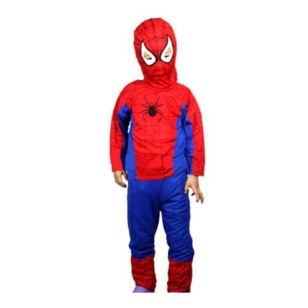 3 részes Spiderman, Pókember jelmez 6-7 évesre - ÚJ