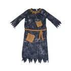 5-6 évesre szürke koponyás jelmezruha - Halloween - TU - ÚJ
