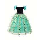 7-8 évesre zöld Anna jelmez szett - Frozen, Jégvarázs - ÚJ