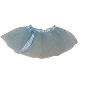   3-4 évesre kék tüllszoknya, tüll tütü, hercegnő jelmezhez, balerina jelmezhez is jó