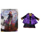 7-8 évesre lila-fekete kétrészes Anna jelmez - Frozen, Jégvarázs - ÚJ