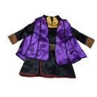 7-8 évesre lila-fekete kétrészes Anna jelmez - Frozen, Jégvarázs - ÚJ