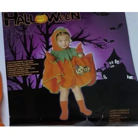   4-6 évesre kapucnis tök jelmezfelső, pelerin - Halloween - ÚJ