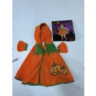 4-6 évesre kapucnis tök jelmezfelső, pelerin - Halloween - ÚJ