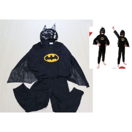 3 részes Batman jelmez 6-7 évesre - ÚJ