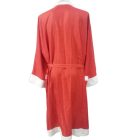 Felnőtt méretű piros mikulás kabát, köpeny, 140 cm hosszú