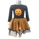 3-4 évesre fekete-narancssárga tüllös tökös jelmez - Halloween 