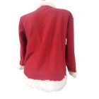 Gyerek méretű piros télapó, mikulás köpeny, palást (kb 9-10 év)