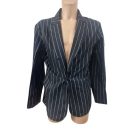 Felnőtt L méretű fekete jelmezkabát, zakó (gengszter, stb) - Smiffy's