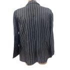 Felnőtt L méretű fekete jelmezkabát, zakó (gengszter, stb) - Smiffy's