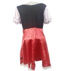 Női L-es piros-barna kötényes jelmezruha, osztrák, bajor népviselet - Smiffy's