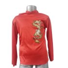 Kb 6 évesre sárkányos ninja, nindzsa jelmezfelső (minta kicsit töredezett)