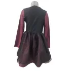 9-10 évesre bordó-fekete pókos tüllös jelmezruha - H&M - Halloween 