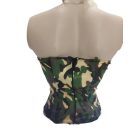 Női S-es terepszínű jelmezfelső, fűző - ÚJ