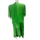 Nagyobb gyerekre zöld plüss jelmezfelső (pl. Pán Péter, Robin Hood)
