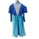 7-8 évesre kék hercegnőruha, jelmez, alján ragasztófoltos