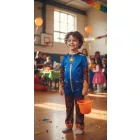 122-128-as kék jelmezoverall - Chase - Paw Patrol - Mancs őrjárat