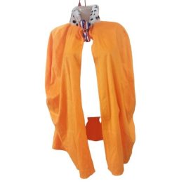 Narancssága bársony király palást, 93 cm hosszú - ÚJ