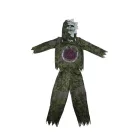 9-10 évesre zöld zombi, szörny jelmez (L) - Halloween - ÚJ