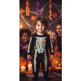 Kb 2 évesre csontvázas jelmezruha - Halloween