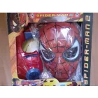 Pókember, Spiderman jelmezkiegészítő szett - 2 maszk (álarc) és egy kilövő töltényekkel - ÚJ