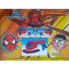 Pókember, Spiderman jelmezkiegészítő szett - 2 maszk (álarc) és egy kilövő töltényekkel - ÚJ