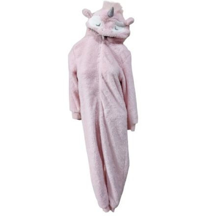 158-164-es rózsaszín vastag szőrmés unikornis jelmez, vagy háziruha - Next